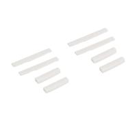Toyvian 4juegos Cejuela De Hueso De Becerro Para Guitarra Clásica y Acústica Reemplazo De Puente Musical De Accesorios Para Guitarra Blanco
