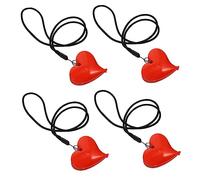 Toyvian 4juegos Clips Multifuncionales Forma De Corazón Para Cochecitos Accesorios Para Carritos Sujeta Mantas y Para Días Soleados o Ventosos