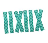 Toyvian 4pares of Anti- Drumstick Covers and Elastic Drumstick Sleeves for Comfortable Grip Drum Accessories for Musicians and Beginners Pattern Design