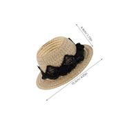 Toyvian 4piezas Accesorios Miniatura para Casas De Muñecas Sombreros Diminutos Miniatura De Copa Sombreros Pequeños para Manualidades y Proyectos De Bricolaje Decoraciones para Pequeños