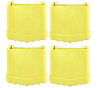 Toyvian 4piezas Almohadillas Antideslizantes para Patas de Escalera de Goma Protectores Reforzados para Escaleras Domésticas Cubiertas Resistentes y Antideslizantes para Uso Interiores