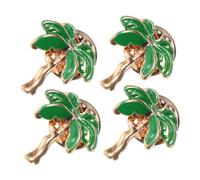 Toyvian 4piezas Broches De Cuello De Cárdigan Para Trajes De Joyería Diseño Hawaiano Accesorio Versátil