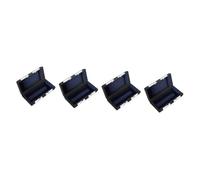 Toyvian 4piezas Caja De Almacenamiento De Cuero Para Cabezal De Flauta Funda Protectora De Tubo Curvado Estuche De Transporte Para Boquilla De Flauta y Clarinete Resistente Golpes y Polvo