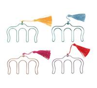 Toyvian 4piezas Clip De Partitura Musical De Acero Con Borlas Pinzas Sujetapáginas Para Libros De Música Para Pianos y Guitarras Salas De Ensayo