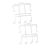 Toyvian 4piezas Clips Sujetapáginas Musicales Para Partituras y Libros Prácticos y Duraderos Para Guitarra Piano y Violín Fácil De Usar y Transportar