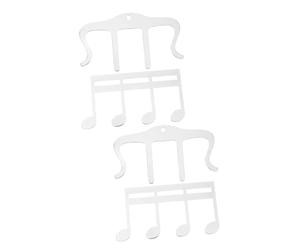 Toyvian 4piezas Clips Sujetapáginas Musicales Para Partituras y Libros Prácticos y Duraderos Para Guitarra Piano y Violín Fácil De Usar y Transportar