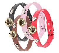 Toyvian 4piezas Collar De Campanas para Ganado Collares Ajustables para Ovejas y Cabras con Cascabeles Accesorios para Vacas para Pastoreo