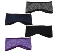 Toyvian 4piezas Diadema Deportiva Cálida para Correr y Montañismo Orejeras para Invierno para Deportes al Aire y Actividades Frías