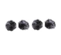 Toyvian 4piezas Funda De Micrófono Antiviento De Accesorio Práctico Para Ktv y Estudio Protección De Sonido y Ruido Compatible Varios Modelos