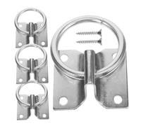Toyvian 4piezas Kit De Anillas Bloqueadoras De Ataduras Anilla De Amarre De Seguridad para Caballos Práctica Suministros para Alimentación De Caballos