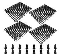 Toyvian 4piezas Placa De Filtro para Acuario Divisor De Pecera De Bandeja Divisoria para Filtro De Fondo Tablero Divisor De Acuario Rejilla para Decoración De Pecera