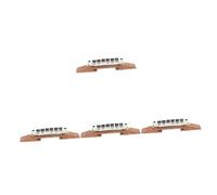Toyvian 4piezas Sustitución De Puente De Guitarra Eléctrica Rodillo Repuesto Para Puente De Guitarra Compatible Múltiples Modelos