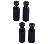 Toyvian 4piezas Tremolo Elevador Para Guitarra Eléctrica De Tacos y Anclajes Negro Repuestos De Duradero Para Puente De Guitarra