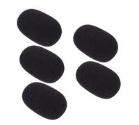 Toyvian 5 Fundas de Esponja para Micrófonos de Cuello de Cisne Cubiertas Antiviento Protección contra Humedad y Suciedad para Profesionales Uso en Conferencias y Grabaciones