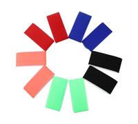 Toyvian 5 Pares Correas de Fijación para Esquís y Snowboard Bandas de Nylon Resistentes y Duraderas para Exteriores Colores Surtidos Azul Accesorio Esencial para Deportes de Invierno