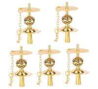 Toyvian 5 Piezas Accesorios De Reemplazo De Bocina Suona Herramienta De Práctica De Trompeta Simple Dispositivo De Práctica De Trompeta Corneta De Aire Boquilla Suona Metal Pequeña Cobre