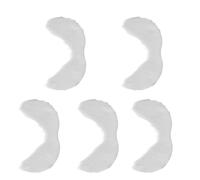 Toyvian 5 Piezas Barbas Postizas Blancas Adhesivas para Disfraz de Anciano y Papá Noel Kit Facial Realista y Transpirable para Navidad Halloween y Fiesta de Carnaval