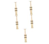 Toyvian 5 Piezas Boquilla De Trompeta Tamaños De Boquillas De Trompeta Accesorios De Plata Saxo Alto Saxófono Boquillas Para Trompeta De Jazz Portátil Suministros Reemplazar Niño Metal