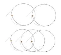 Toyvian 5 Piezas Cuerdas Guitarra Acero para Guitarra Eléctrica y Acústica Segunda Cuerda Resistente Duradera Sonido Auténtico para Práctica y Presentaciones