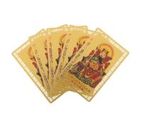 Toyvian 5 Piezas Feng Shui Amulet Cards Year of The Snake Traditional Chinese Taisui Metal Amulets For Wealth Protection Car and Home Decor