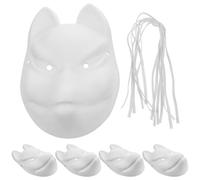 Toyvian 5 Piezas Máscara de Animal de Papel para Fiesta de Disfraces, Mejora la Atención al Detalle y Habilidades de Comunicación, Adecuado para Juego Imaginativo