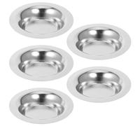 Toyvian 5 Piezas Plato de Repuesto para Calentador de Cera, Acero | Compatibilidad, Preparado para Reemplazo, Acabado Pulido, Uso Cera Aromática y Aceites