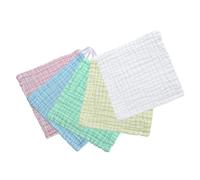 Toyvian 5 Piezas Toallitas De Muselina Para Toallitas De Algodón Absorbentes Para Lavar La Cara Un Conjunto Para Uso Diario De Cuidado Infantil