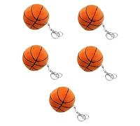 Toyvian 5 Uds Llavero De Baloncesto Llavero De Cartera Llaveros para Mochilas Llavero De Pelota De Baloncesto De Peluche Llavero De Baloncesto Llavero Deportivo Llavero De Baloncesto