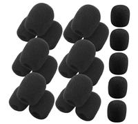Toyvian 50 Fundas De Esponja Protector Antisuciedad Para Micrófono Funda Blanda Protector De Amplificador