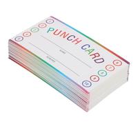 Toyvian 50 Hojas Tarjetas de Incentivo Aula Diseño de Dibujos Animados, Sistema de Recompensas Seguimiento de Comportamiento en Papel Resistente para Uso Escolar y Doméstico