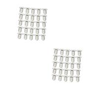 Toyvian 50 Pcs Clips De Liga De Metal Clips De Liga Para Chupete Pinzas Para Chupete Sin Pegamento Clip De Correa