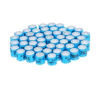 Toyvian 50 Piezas Anillo De Pie De Paloma Anillo De Pata De Pájaro Bandas Marcadoras De Palomas Bandas De De Pájaros Bandas De De Paloma Plástico De Aluminio Blue