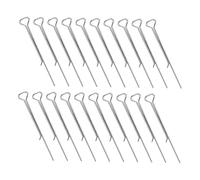 Toyvian 50 Piezas Clips de Centrado para Mechas de Velas Herramientas de Metal para Hacer Velas Portamechas de Acero al Carbono DIY