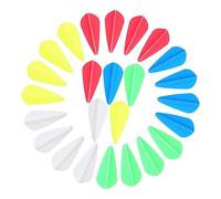 Toyvian 50 Piezas de Goma para Flechas Forma de Accesorios de Arquería Resistente y Profesional y Personal Color Aleatorio