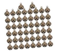 Toyvian 50 Piezas Mini Vintage Brass Bells For Diy Crafts Pet Collars Wedding Decorations Durable Charms For Jewelry Making And Festive Accessories