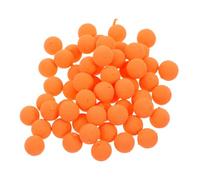 Toyvian 50 Unidades Bolas de Espuma para Pesca Flotador Rojo, Resistentes Absorción de Agua Forma Redondeada, Ideales Amanecer y Ambientes Nublados