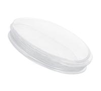 Toyvian 50 Unidades Cubierta Transparente Redonda de Pvc para Insignias y Botones de 58 Mm, Protector Portátil para Exhibición y Organización Completa