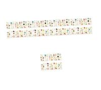 Toyvian 50hojas Pegatinas De Tatuajes Temporales De Pascua Para Diseños Divertidos y Seguros Para Fiestas y Rellenos De Huevos De Pascua