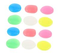 Toyvian 55piezas Guijarros Brillantes para Jardín De Piedras Luminosas Que Brillan La Oscuridad para Decoración De Exteriores Acuario y Paisajismo