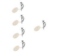 Toyvian 5piezas Almohadilla Silenciadora Para De Amortiguador De Ruido Accesorio Para Práctica De Batería Control De Tonos Para Tambores Jazz y Snare Reutilizable