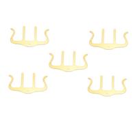 Toyvian 5piezas Clip De Partituras De Música De Metal Sujetapáginas Ligero y Fijador De Libros Para Pianistas y Músicos Para Notas y Recetas