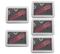 Toyvian 5piezas Kazoo De Profesional Para Guitarra y Ukulele Instrumento Musical Fácil De Aprender Para Edades y Ocasiones