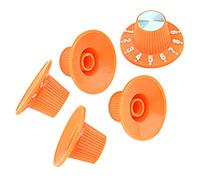 Toyvian 5piezas Perillas Control Volumen Guitarra Tapas Potenciómetro Resistente Duradera