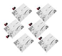 Toyvian 6 Bolsas Reutilizables Ligeras y Compactas para Vino de 2l con Válvula Tipo ala para Fiestas y Reuniones