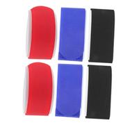 Toyvian 6 Correas Ajustables para Esquís de Nylon Correas Anchas de Sujeción para Equipo de Esquí Juego de 6 Piezas Rojo Azul y Negro Accesorio Esencial para Almacenamiento y