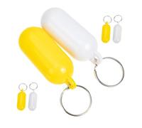 Toyvian 6 Llaveros Flotantes De Plástico para Barco Llavero Flotante Impermeable para Pesca