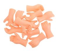 Toyvian 6 Pares Manos Realistas para Muñecas Accesorios Plásticos para Creación y Reparación de Muñecos Componentes Detallados para Manualidades DIY