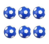 Toyvian 6 Piezas Balones de Fútbol de Mesa para Mesa de Futbolín, Material PVC Resistente al Desgaste, Superficie Lisa sin Rebabas, Fáciles de Reemplazar para Áreas de Entretenimiento