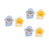 Toyvian 6 Piezas Baño De Algodón Exfoliante De Azúcar De Cabaña De Árbol Guante De Baño Para Bebé Esponja De Bebe Para Bañarse Guante De Lavado De Bebé Esponjas Niño Corea Del Sur Suave