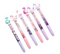 Toyvian 6 Piezas Bolígrafo de Gel Unicornio Arena Movediza, Punta Fina | Plástico Resistente, Agarre Cómodo, Escritura Suave, para Estudiantes y Papelería Creativa Estilo Aleatorio